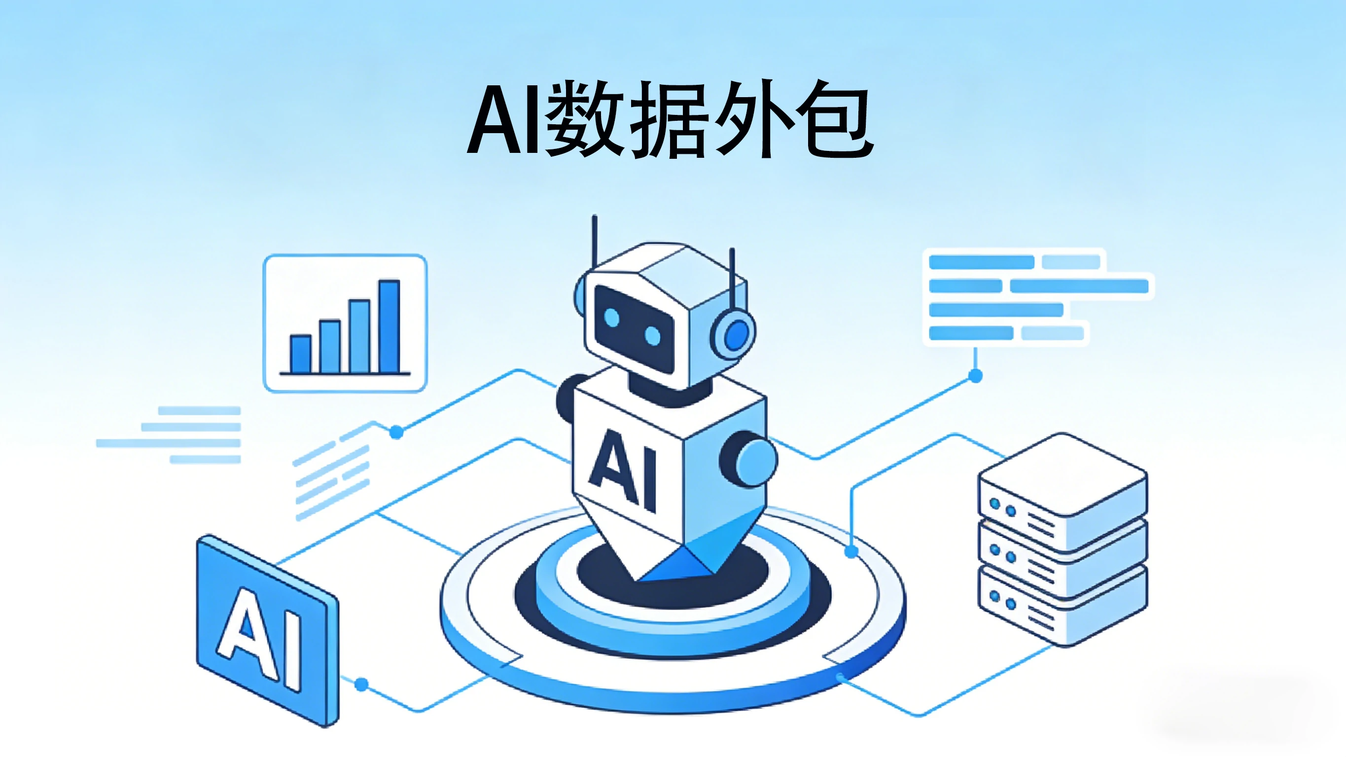 AI数据外包示意图